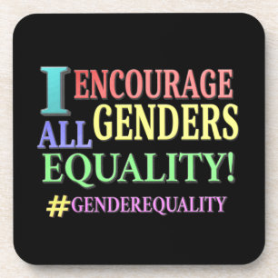 "ALL GENDERS EQUALITY" Cute Design. Buy Now Getränkeuntersetzer
