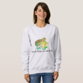 All Good Things Are Wild & Free Tiger Slogan Sweatshirt (Vorne ganz)