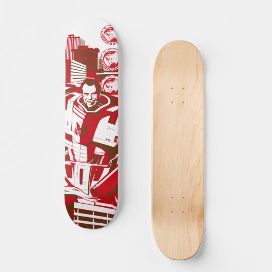 All Hail Robot Nixon Skateboard (Vorderseite)