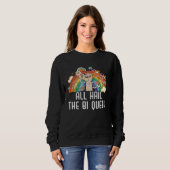 All Hail The Bi Queer Bisexual Rainbow Pride LGBTQ Sweatshirt (Vorne ganz)