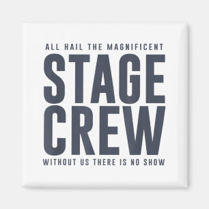 All Hail the Bühne Crew Funny Theater Drama Nerd  Magnet
