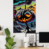 All Hail the Pumpkin-Thing - Ken Gage Art Poster (Heimbüro)