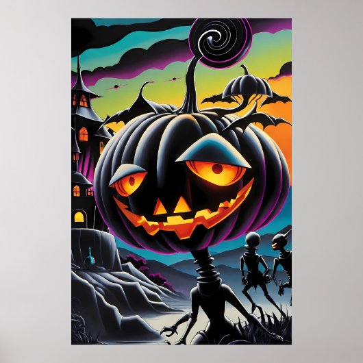 All Hail the Pumpkin-Thing - Ken Gage Art Poster (Vorne)