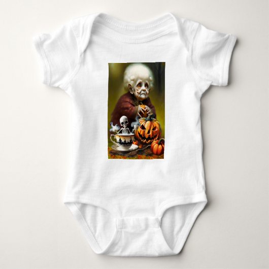 All Hallow Tea Time Baby Strampler (Vorderseite)