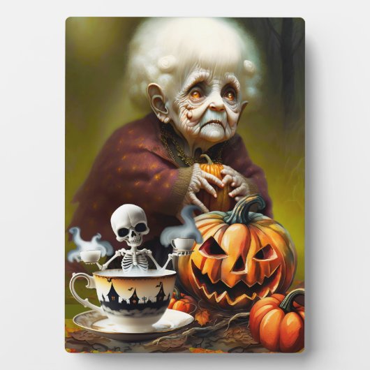 All Hallow Tea Time Fotoplatte (Vorderseite)