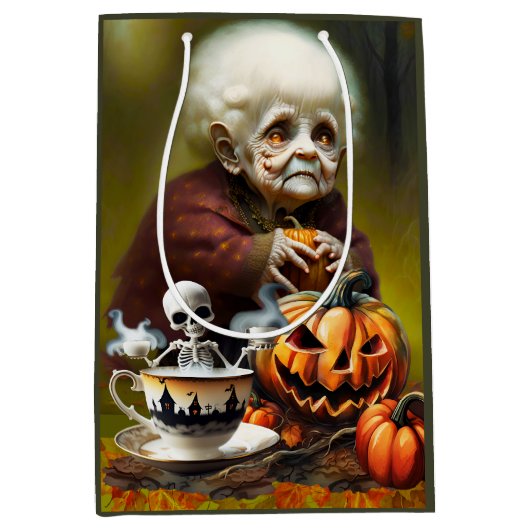 All Hallow Tea Time Mittlere Geschenktüte (Vorderseite)