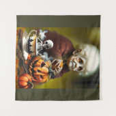 All Hallow Tea Time Wandteppich (Vorderseite (Horizontal))