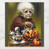 All Hallow Tea Time Weinetikett (Einzelnes Label)