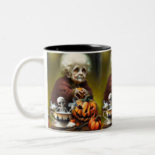 All Hallow Tea Time Zweifarbige Tasse