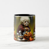 All Hallow Tea Time Zweifarbige Tasse (Mittel)