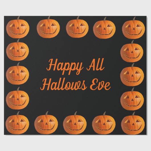 All Hallow Wrapping Paper Geschenkpapier (Flach)