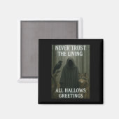 All Hallows Halloween Ghoful Magnet (Vorderseite/Rückseite)