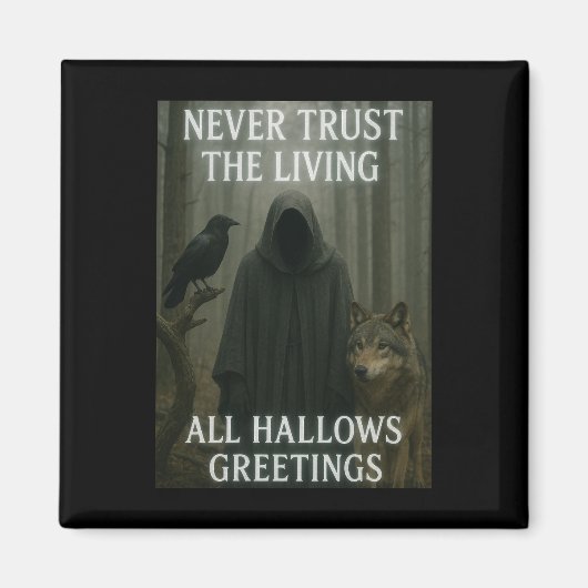 All Hallows Halloween Ghoful Magnet (Vorne)