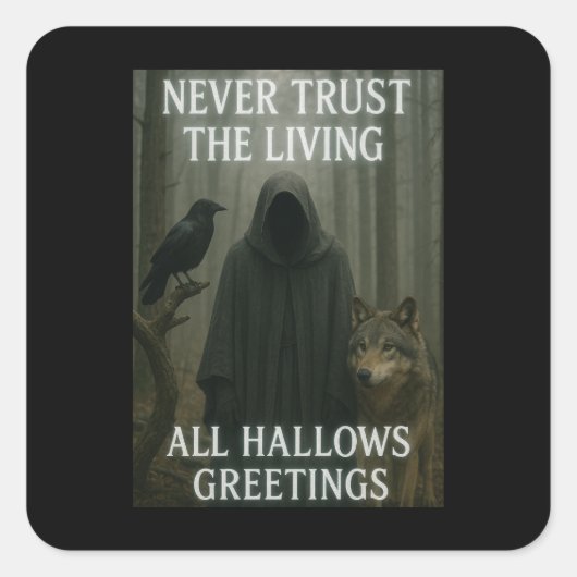 All Hallows Halloween Ghosted Stickers (Vorderseite)