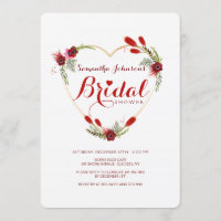 All Heart Bridal Dusche Einladung