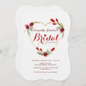 All Heart Bridal Dusche Einladung (Vorne/Hinten)