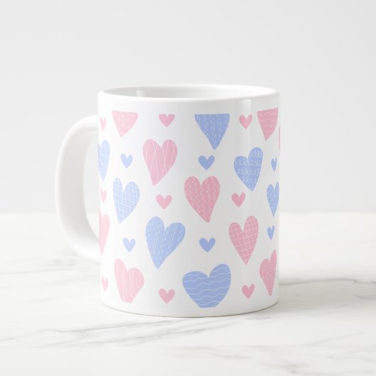 All Heart 🌸 Kaffeespezialitäten Tasse (Vorderseite Links)