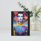 All Heart Plus Latex Postkarte (Stehend Vorderseite)