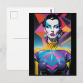 All Heart Plus Latex Postkarte (Vorne/Hinten)