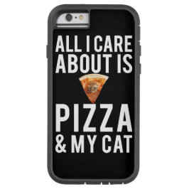 All i care about is pizza & my cat Case-Mate iPhone hülle
