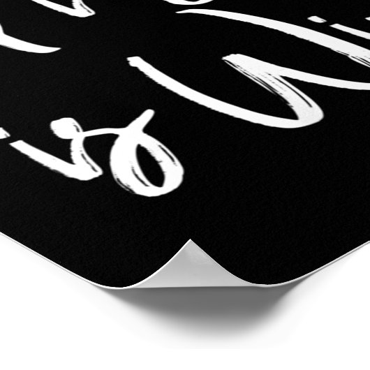 All I Do Is Win Motivational Gym Srts Work Poster (Ecke)