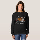 All I Need Is Love And Guinea Pig Sweatshirt (Vorne ganz)