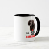 All I Need Is Love and My Boykin Spaniel Coffee Tasse (VorderseiteRechts)