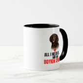 All I Need Is Love and My Boykin Spaniel Coffee Tasse (VorderseiteRechts)