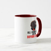 All I Need Is Love and My Boykin Spaniel Gift Tasse (VorderseiteRechts)