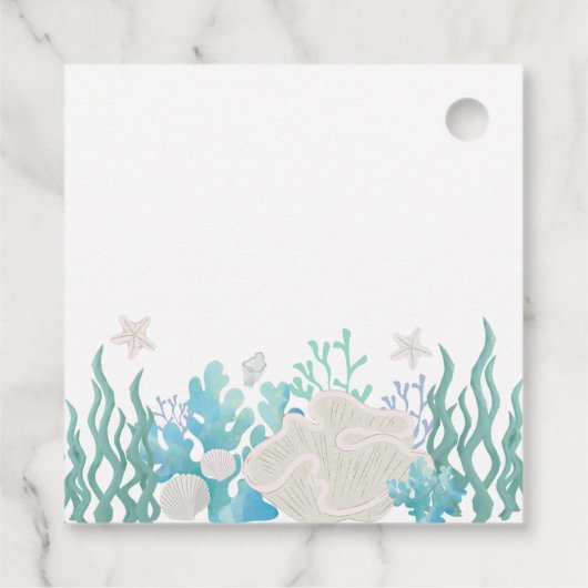 All I Sea Beach Brautparty Personalisiert Geschenkanhänger (Rückseite)