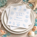 All I Sea Is Love Bridal Shower  Serviette<br><div class="desc">All I Sea Is Love Bridal Shower Napkins</div>