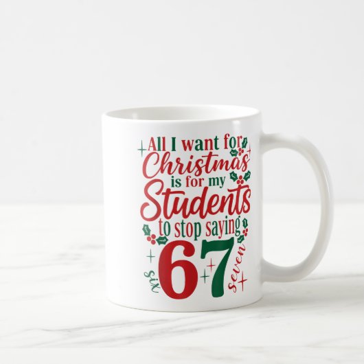 All I Want Christmas Is My Students To Stop Saying Kaffeetasse (Rechts)