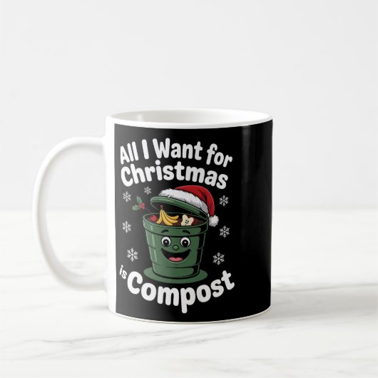 All I Want Comst Zero-waste Christmas Environmenta Kaffeetasse (Links)