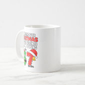 All I Want For Christmas 6-7 Meme Funny Teacher Ch Kaffeetasse (Vorderseite Links)