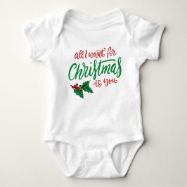 All I want for Christmas Baby Strampler
