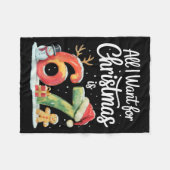 All I Want For Christmas Is 67 Meme Funny Xmas Men Fleecedecke (Vorderseite (Horizontal))