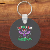 All I Want For Christmas Is A Bat Ugly Xmas Holida Schlüsselanhänger (Vorderseite)