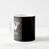 All I Want For Christmas Is A Beluga Whale Ugly Xm Kaffeetasse (Vorderseite Links)