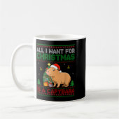 All I Want For Christmas Is A Capybara Ugly Sweate Kaffeetasse (Links)