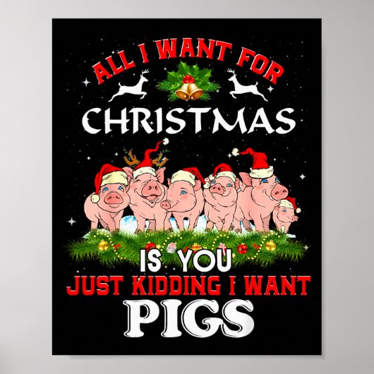 All I Want For Christmas Is A G Ugly Sweater Poster (Vorne)
