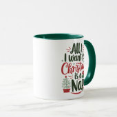 All I Want for Christmas Is a Nap Tasse (VorderseiteRechts)