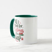 All I Want for Christmas Is a Nap Tasse (Vorderseite Links)