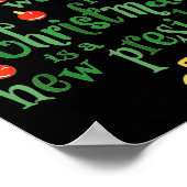 All I Want For Christmas Is A New President Funny Poster (Ecke)