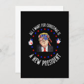 All I Want For Christmas Is A New President, Trump Einladung (Vorne/Hinten)