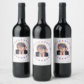 All I Want for Christmas is A New President, Trump Weinetikett (Flaschen)