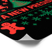 All I Want For Christmas Is A New President Ugly S Poster (Ecke)
