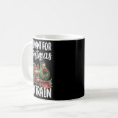 All I Want For Christmas Is A Steam Train Locomoti Kaffeetasse (Vorderseite Links)