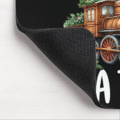 All I Want For Christmas Is A Steam Train Locomoti Mousepad (Ecke)