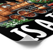 All I Want For Christmas Is A Steam Train Locomoti Poster (Ecke)