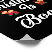 All I Want For Christmas Is Booze  Poster (Ecke)